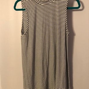 Black and White Stripped long shirt